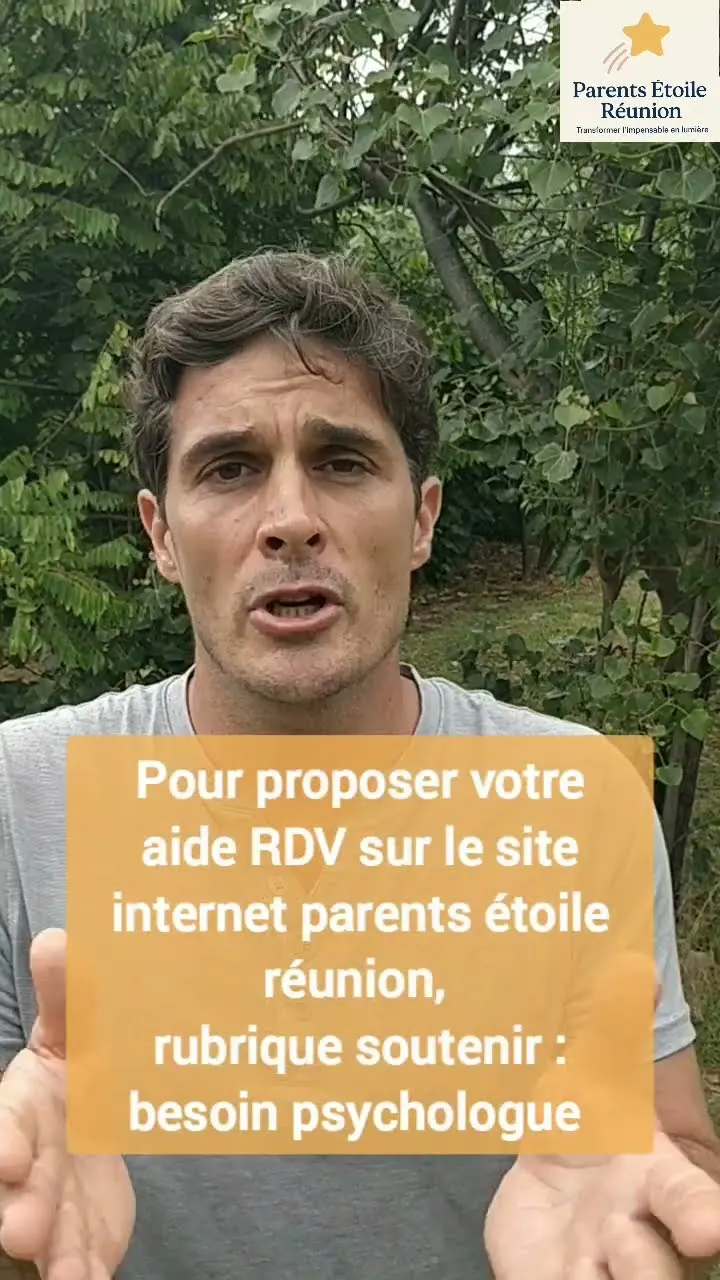 Simon présente l'association Parents Étoile Réunion