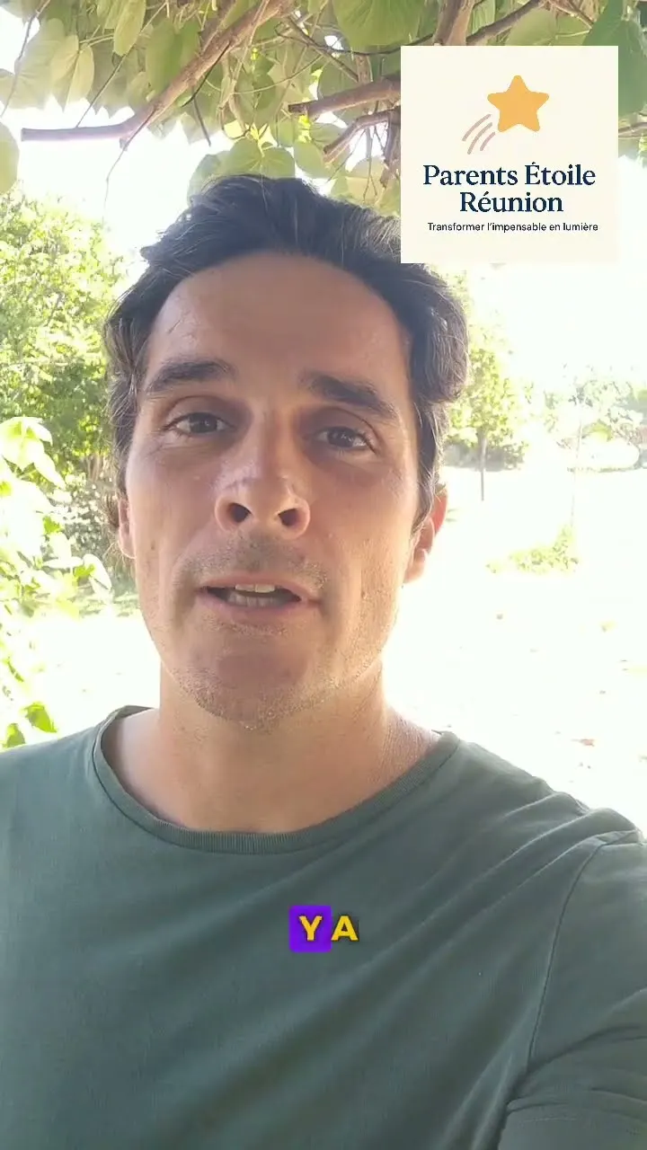 Simon revient sur le premier groupe de parole de Parents Étoile Réunion